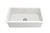 Turner Hastings Cuisine 81 x 48 Inset / Undermount Fine Fireclay Matte White Sink - CU813FS-MW