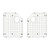 Turner Hastings Chester Stainless Steel Grid Pack - 4A41311+4A40311