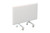 Nobo White 2kW Slimline Panel Heater With Thermostat and Castors - NTL4S20-FS40