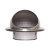 Sirius 200mm Stainless Steel External Fixed Louvre Range Hood Wall Vent With Dome Rain Guard -