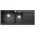 Blanco Anthracite 1 & 3/4 Bowl Inset Sink with Right Hand Drainer - NAYA8SK5