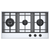 Barazza Stainless Steel Lab Evolution 3 Burner Hob - 1PLE2D