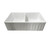 Turner Hastings Novi 84 x 46 Fine Fireclay Matte White Farmhouse Butler Sink - NO843FS-MW/NO843FS-MW-OF