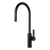 Armando Vicario Black Gooseneck Pull-Out Tap - LUZ-1B-LF (Lead Free)