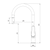 Oliveri Verona Pull Out Goose Neck Spray Mixer - Chrome - VA306500CR-P