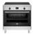 La Germania 90cm Stainless Steel 4 Zone Electric Freestanding Cooker - AMN964IEXE