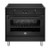 La Germania 90cm Black 4 Zone Electric Freestanding Cooker - AMN964IENNE