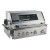 Smart 4 Burner Stainless Steel Built-In Gas BBQ with Rotisserie & Rear Infrared Burner - 401WB-W