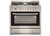 Euromaid 90cm Stainless Steel Electric Freestanding Oven With Gas Cooktop - 5 Burner - EGE9TS