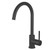 Abey Gareth Ashton Lucia Black Gooseneck Swivel Tap - 3K4-B - EX DISPLAY*