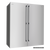 Westinghouse 466L Stainless Steel Single Door Fridge - WRB5004SC