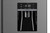 Westinghouse 492L Matte Charcoal Black French Door Fridge - WQE4960BA