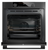 Asko Craft 60cm Black Steel Built-In Pyrolytic Oven - OP8687B - EX DISPLAY* (0047)