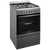 Westinghouse 60cm Dark Stainless Steel Dual Fuel Freestanding Cooker - WFE616DSC