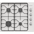 Westinghouse 60cm White 4 Burner Gas Cooktop - WHG640WC