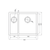 Castano Brushed Stainless Steel Inizio 1 1/2 Bowl Undermount Sink - SSINIZIO - CLEARANCE*