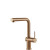 Gessi Inedito Warm Bronze Right Angle Swivel Mixer - 60431#726 (Special Order)