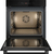 Asko 60cm Craft Glass Built-In Pyrolytic Oven - Black Glass - OTP56BGH.AU