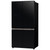 Hitachi 569L Glass Black French Door Fridge - RWB640VT01GBK