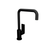 Castano Black Napoli 'Squared Neck' Gooseneck Sink Mixer - NASQIB