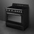 Smeg Victoria 90cm Black Freestanding Induction Cooker - TR90IPBL