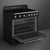 Smeg Victoria 90cm Black Freestanding Induction Cooker - TR90IPBL
