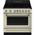 Smeg Victoria 90cm Cream Freestanding Induction Cooker - TR90IPP
