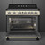 Smeg Victoria 90cm Cream Freestanding Induction Cooker - TR90IPP