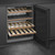 Smeg Dolce Stil Novo Built-in Black Wine Cooler - CVI638RN3