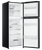 Haier 300 Series 208L Black Top Mount Fridge Freezer - HRF210TG