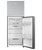 Haier 300 Series 208L Satina Top Mount Fridge Freezer - HRF210TS