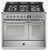 Steel 100cm Ascot Double Oven Dual Fuel Freestanding Cooker - AQ10SF-4M