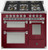 Steel 100cm Ascot Triple Oven Dual Fuel Freestanding Cooker - AQ10SFF-4M