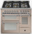 Steel 100cm Ascot Triple Oven Dual Fuel Freestanding Cooker - AQ10SFF-4M