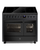 Steel 100cm Enfasi Black Double Oven Induction Cooker - 5 Zone - EQ10FF-5FIWNF