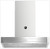 Steel 90cm Genesi Wall-Mounted Canopy Rangehood - GQK9
