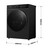 Hisense 12kg/8kg Charcoal Black Front Load Washer-Dryer Combo - Series 8i - HCF8I1215HB