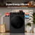 Hisense 12kg/8kg Charcoal Black Front Load Washer-Dryer Combo - Series 8i - HCF8I1215HB