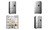 Hisense 649L Stainless Steel Side-by-Side Fridge - HRSBS649SW