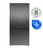 Hisense 503L Dark Stainless Steel Bottom Mount Fridge - HRBM503E