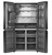 Hisense 585L Dark Stainless Steel PureFlat Eclipse French Door Fridge - HRCD586TBWB
