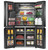 Hisense 585L Dark Stainless Steel PureFlat Eclipse French Door Fridge - HRCD586TBWB