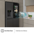 Hisense 615L Dark Stainless Steel PureView French Door Fridge - HRCD615TBWV