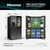 Hisense 615L Dark Stainless Steel PureView French Door Fridge - HRCD615TBWV