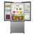 Hisense 544L Stainless Steel PureFlex French Door Fridge - HRFD537SW
