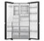 Hisense 632L Black PureFlat Infinite Side-by-Side Fridge - HRSBS632BW