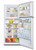 Hisense 424L White Top Mount Fridge - HRTF424