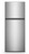 Hisense 424L Silver Top Mount Fridge - HRTF424S