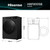 Hisense 10kg Charcoal Black Front Load Washer - Series 8i - HWF8I1015BX