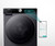 Hisense 12kg Charcoal Black Front Load Washer - Series 9 - HWFS1214PB